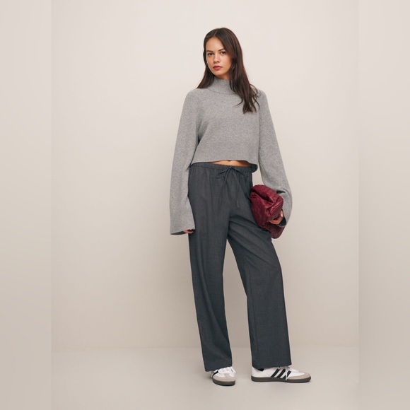 Reformation Pants - Reformation Olina Pant in Charcoal Size M